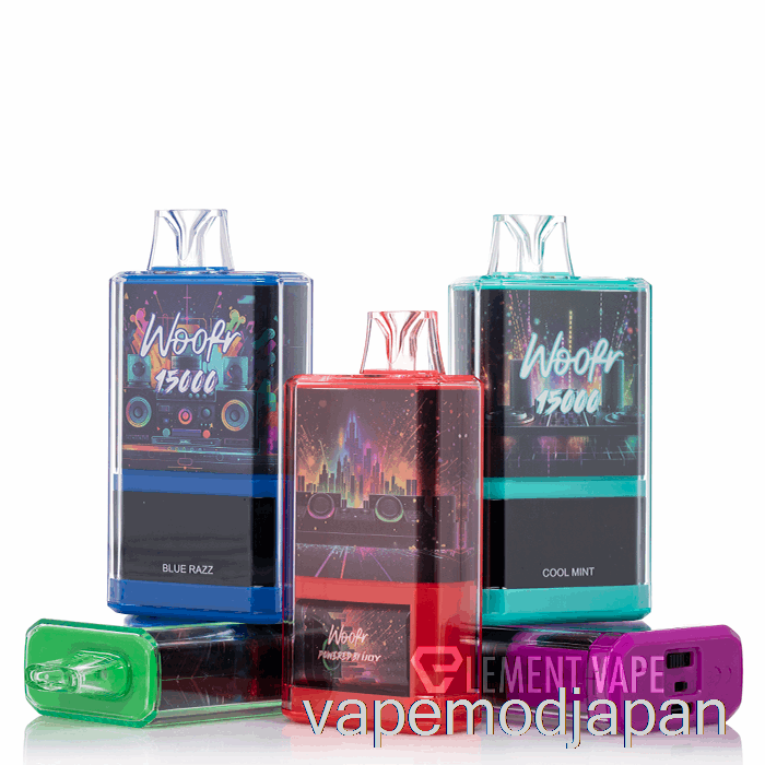 VAPE MOD WOOFR 15000 使い捨てピンクレモネード
